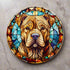 Shar Pei Glass Suncatcher Worktop Saver